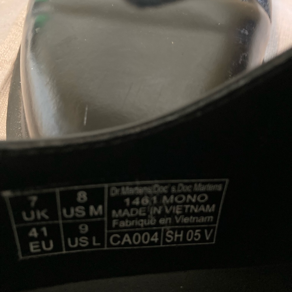 Dr. Martens 1461 Mono Smooth Leather Oxfords - Picture 8 of 8